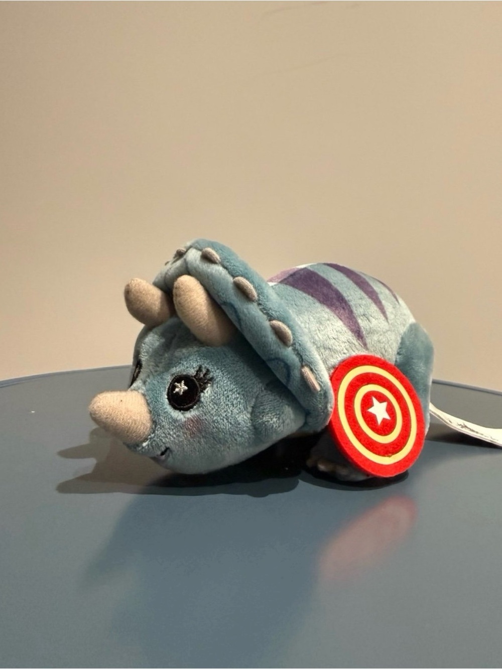 Disney Store Wishable Toy Story Mania Series Trixie the Triceratops Plush - 7”